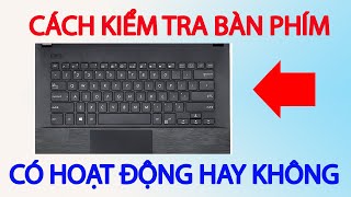 Cách kiểm tra bàn phím laptop máy tính PC có bi hư hay không [upl. by Maybelle]