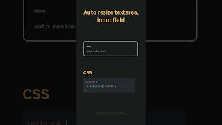 Auto Resize textarea and input fields CSS [upl. by Pam]