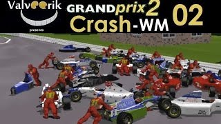 GRANDprix2 Crash WM  Barrichello  Spa1998 Mod DEHD [upl. by Friedrich]