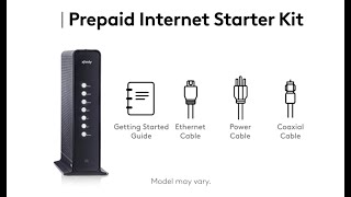 Setting Up Your Xfinity Prepaid Internet Service Using the SelfInstall Kit [upl. by Ikcim25]