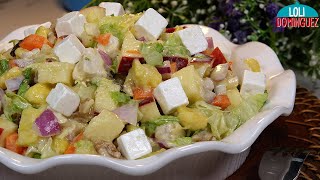 ENSALADA DE POLLO CON MANZANA Esta ensalada además de estar deliciosa es muy saludable y completa [upl. by Ocirderf716]