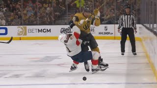 Barbashevs huge hit on Gudas sends him to locker room 2022  2023 Playoffs [upl. by Addi]