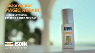 Isdin Fotoprotector Fusion Water Magic Repair  Arenal Perfumerías [upl. by Haidebez]