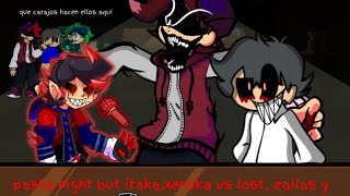 pasta night but itakaxenoka vs lost zailas y Juan sing it [upl. by Rehpotsirhk]