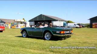 Triumph TR6 w overdrive  Lovely sound 1080p HD [upl. by Phineas]