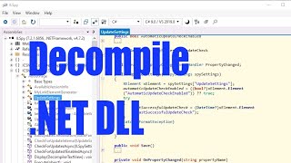Decompile NET DLL using ILSpy Undo C syntactic sugar  July 2022  52df8097 [upl. by Arreit]