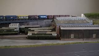 N Gauge Four Oaks Street Station Part 107 How many wagons can a class 40 pull [upl. by Sldney]