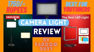 Affordable Camera Light Review for Perfect Shots  Review of Rs 1750 Light from DarazPK [upl. by Carrol]