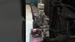 Textile company stenter machine running dry the fabric process [upl. by Ahsehyt]