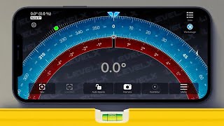 Bubble Level  Protractor  Most advanced clinometer app for iPhone and android JRSoftWorx [upl. by Caitrin]