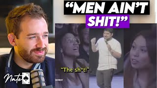 Comedian INSTANTLY HUMBLES Loud Group of MAN HATING Women [upl. by Aleen]