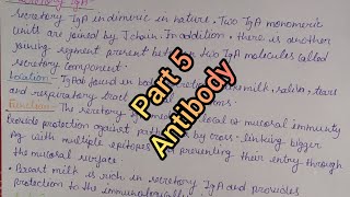 Antibody IgA part 5 immunology [upl. by Riobard]