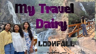 जलप्रपात घुमने में बहुत मजा आया  Lodhfall  My Travel Dairy  last part❤️🥰 [upl. by Louie]