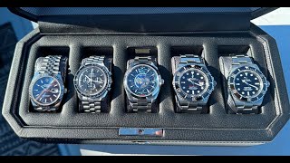 PAID WATCH REVIEWS  Winstons 5 piece watch collection  24QB18 [upl. by Einaffit780]