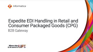 Expedite EDI Handling in Retail and Consumer Packaged Goods CPG with B2B Gateway [upl. by Kristal]