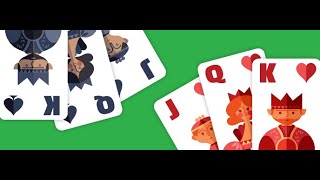 Google Doodle Solitaire Gameplay [upl. by Gladis665]