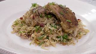 Yotam Ottolenghis Chicken recipe from Jerusalem  Chicken with caramelized onion amp cardamom rice [upl. by Eiknarf]