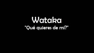 Wataka  Qué quieres de mí [upl. by Eussoj]