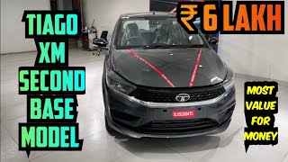 2024 Tata Tiago XM Variant Second Base Model ₹ 6 lakh Most Valuable Model ❤️‍🔥😍🫶 [upl. by Avrenim]