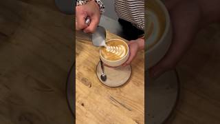 Latte art pouring Latte Art leves Latte technique shorts trending latteart [upl. by Amej]