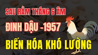 Tử vi tuổi Đinh Dậu Sinh năm 1957 Sau rằm tháng 6 Âm lịch Biến Hoá Khó Lường [upl. by Hakilam]