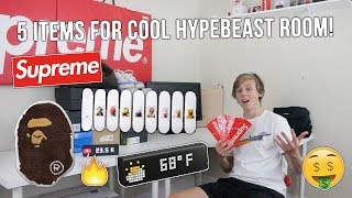 5 ITEMS THAT MAKE YOUR HYPEBEAST ROOM INSTANTLY COOLER [upl. by Mairam]