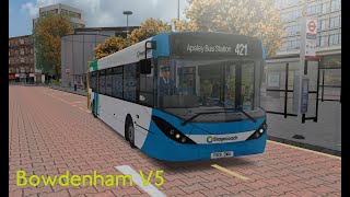 OMSI 2  Bowdenham V5  448 Apsley Bus Station to Wotton High Road [upl. by Eceinhoj]