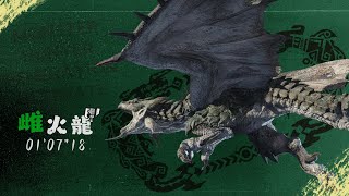 【MHXXMHGU】雌火龍 武士道斬斧 結雲村奧義 0107quot18 [upl. by Eenwat]