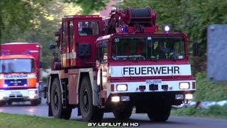 500 Aufnahme MANVALARM  KatSchÜbung LK Reutlingen VU mit BUS  DrHelm im Einsatz [upl. by Enerak816]