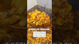 American Goulash goulash dinner pasta comfortfood [upl. by Shuler]