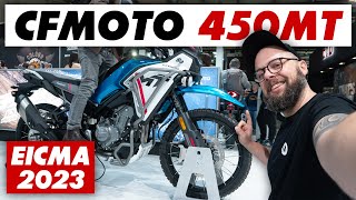 New 2024 CFMOTO 450MT Unveiled EICMA 2023 [upl. by Haakon]