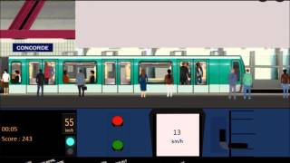 Paris metro simulator ligne 1 ouest [upl. by Suravat]