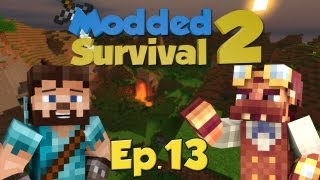 Electricians Journey Modded Survival 2 Ep13  Nether Town [upl. by Casanova]