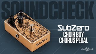 SOUNDCHECK SubZero Choir Boy Chorus Pedal  Gear4music Guitars [upl. by Nyrol667]