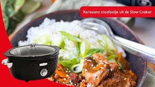 Koreaans stoofpotje uit onze Slow Cooker 🍜🔥 [upl. by Dey]