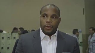 UFC 197 Daniel Cormier Backstage Interview [upl. by Ffirahs]