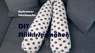 DIY Stillkissen nähen – Kostenloses Schnittmuster [upl. by Isabelle661]