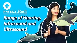 Range of Hearing Infrasound and Ultrasound  Hindi  Physics [upl. by Nottnerb]