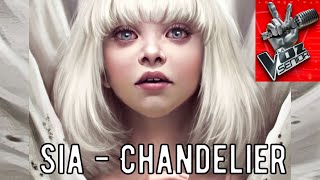 Sia quotCHANDELIERquot En Diferentes Versiones y En Español Homenaje La Voz [upl. by Gabor]