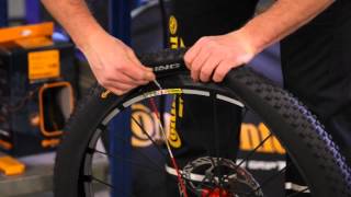 Continental  Tubeless Ready  Preparing the tire [upl. by Aiuhsoj]