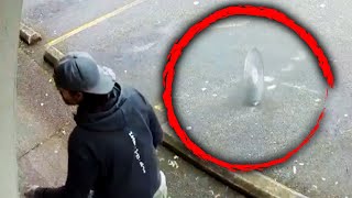 Lucky Man Narrowly Escapes Death by Runaway Saw Blade [upl. by Aratas956]