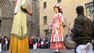 Ball dels Gegants del Pi originals  Festes de Sant Josep Oriol 120316 SJO16 [upl. by Gordie]