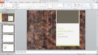 How to change the slide backgrounds in PowerPoint [upl. by Jariv]