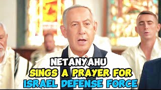 Benjamin Netanyahu amp Ohad Moskowitz  Sings A Prayer For Israel Defense Force  English SUB [upl. by Remlap]