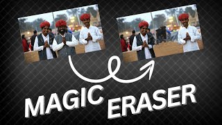 😱  Magic eraser  😱 Remove your unwanted thigs from your photo [upl. by Leirbma]