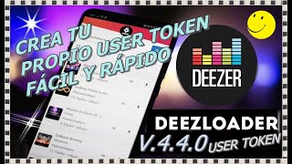 DEEZLOADER 441  OCTUBRE  ✅ Solución problema USER TOKEN  GENERA TU PROPIO TOKEN  Walter Tec [upl. by Fugate]