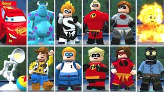 LEGO The Incredibles  All 119 Characters W Gameplay DLC Included [upl. by Ddart]