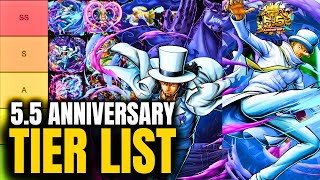 One Piece Bounty Rush 55 Anniversary Tier List 2024  Rating EVERY Character in OPBR [upl. by Ellehcem]