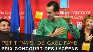 Goncourt des Lycéens 2016 remis à Gaël Faye pour Petit Pays [upl. by Mauchi]