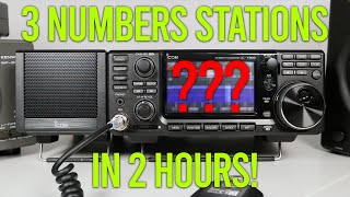 3 Numbers Stations In 2 Hours On My Shortwave Radio [upl. by Cr82]